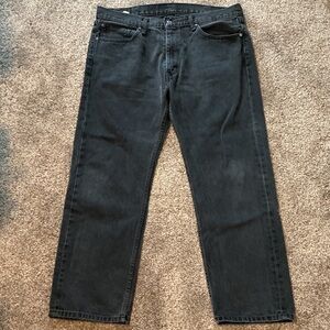 Levi's Men's Black 505 Straight Jeans